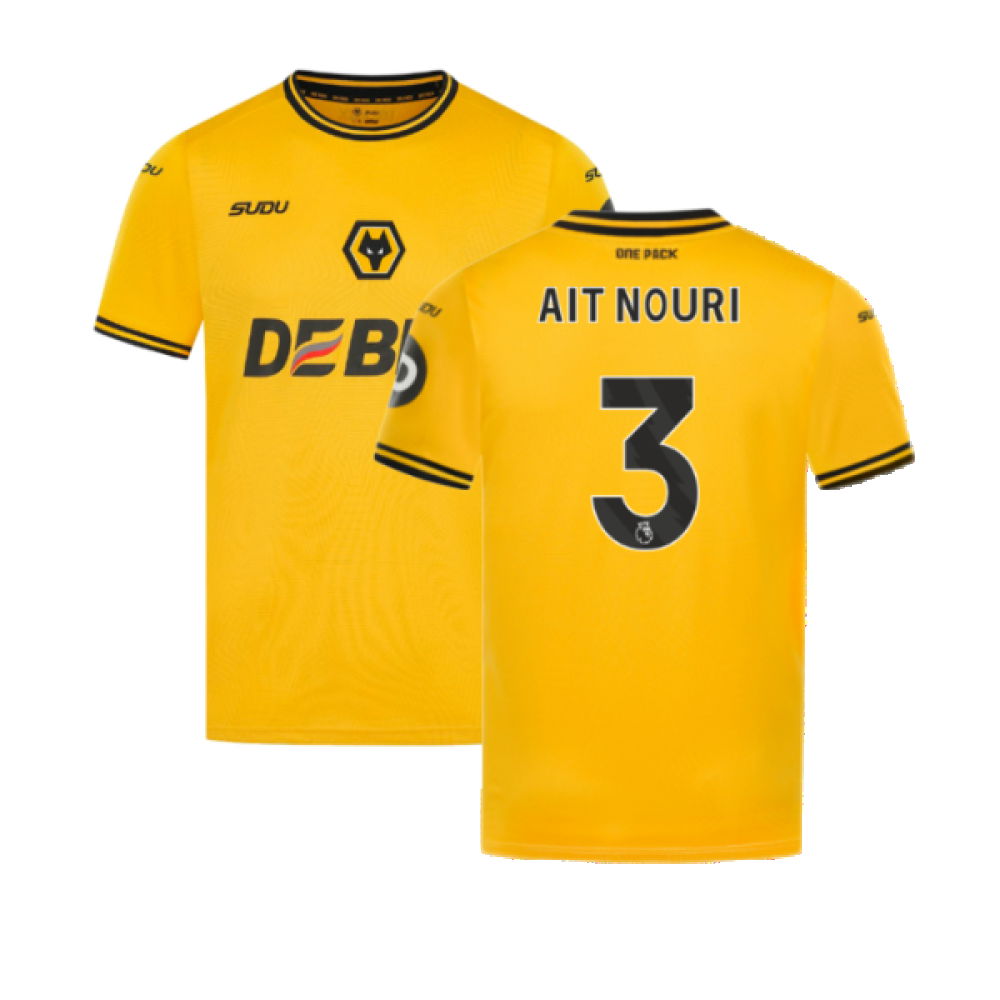 2024-2025 Wolves Home Shirt (Ait Nouri 3)