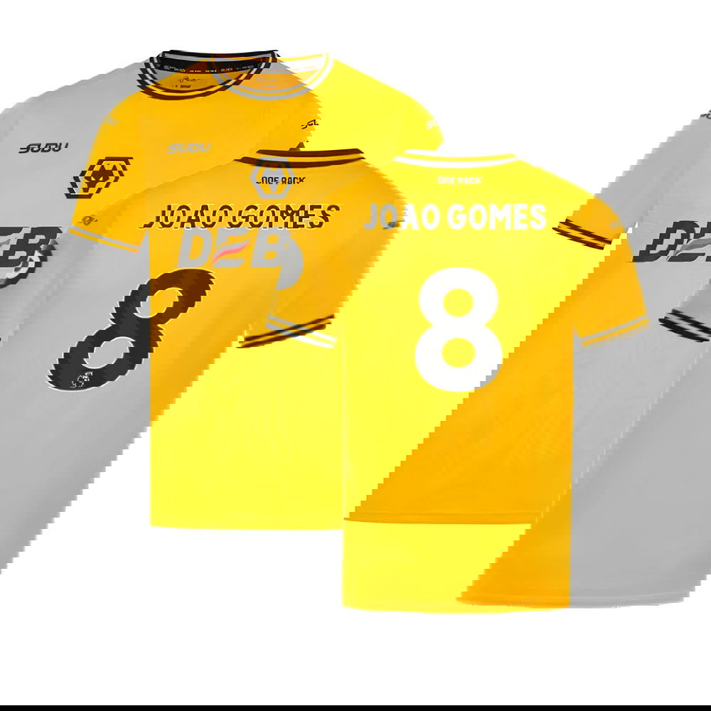 2024-2025 Wolves Home Shirt (Joao Gomes 8)