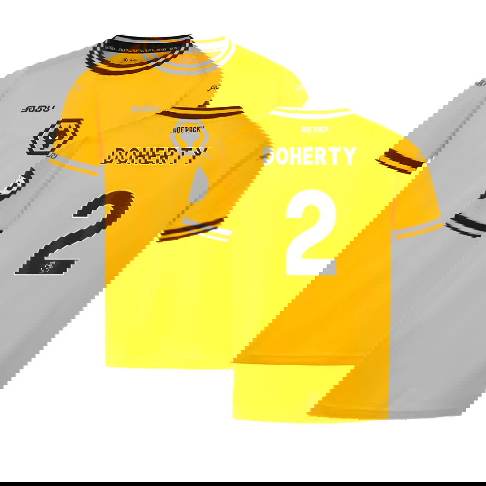 2024-2025 Wolves Home Shirt (Kids) (Doherty 2)