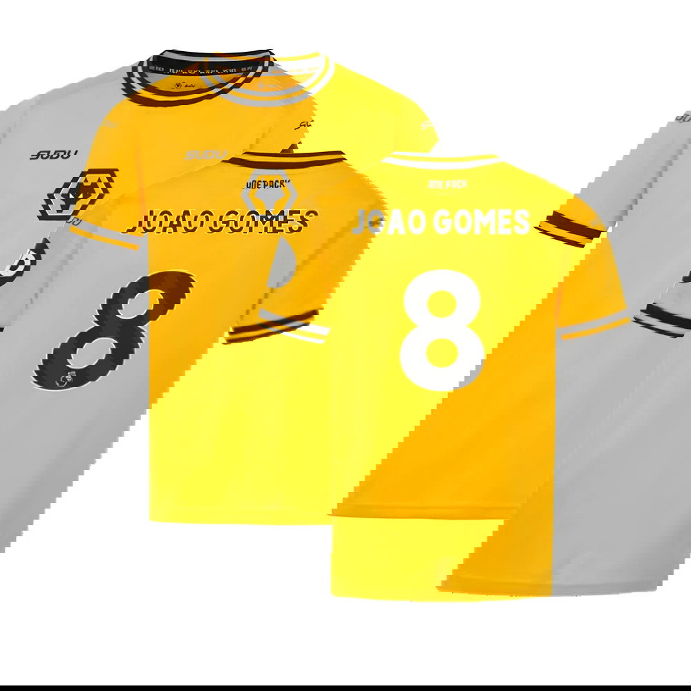 2024-2025 Wolves Home Shirt (Kids) (Joao Gomes 8)