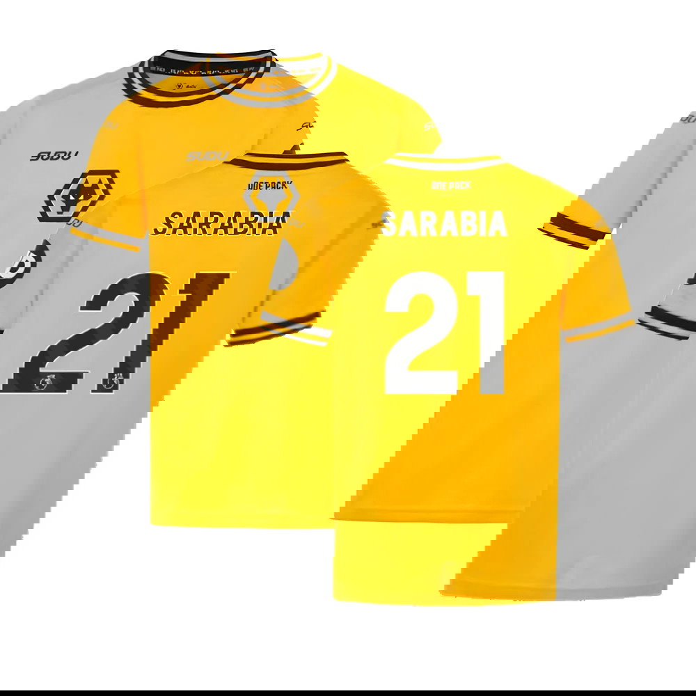 2024-2025 Wolves Home Shirt (Kids) (Sarabia 21)