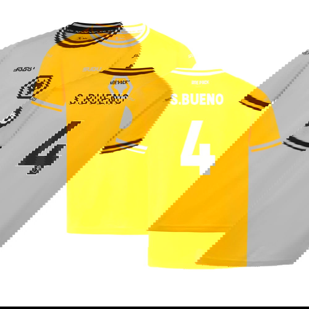 2024-2025 Wolves Home Shirt (Kids) (S.Bueno 4)