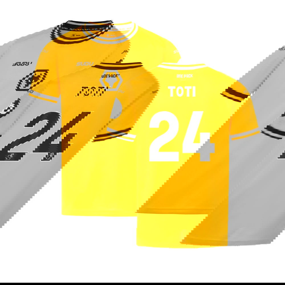 2024-2025 Wolves Home Shirt (Kids) (Toti 24)