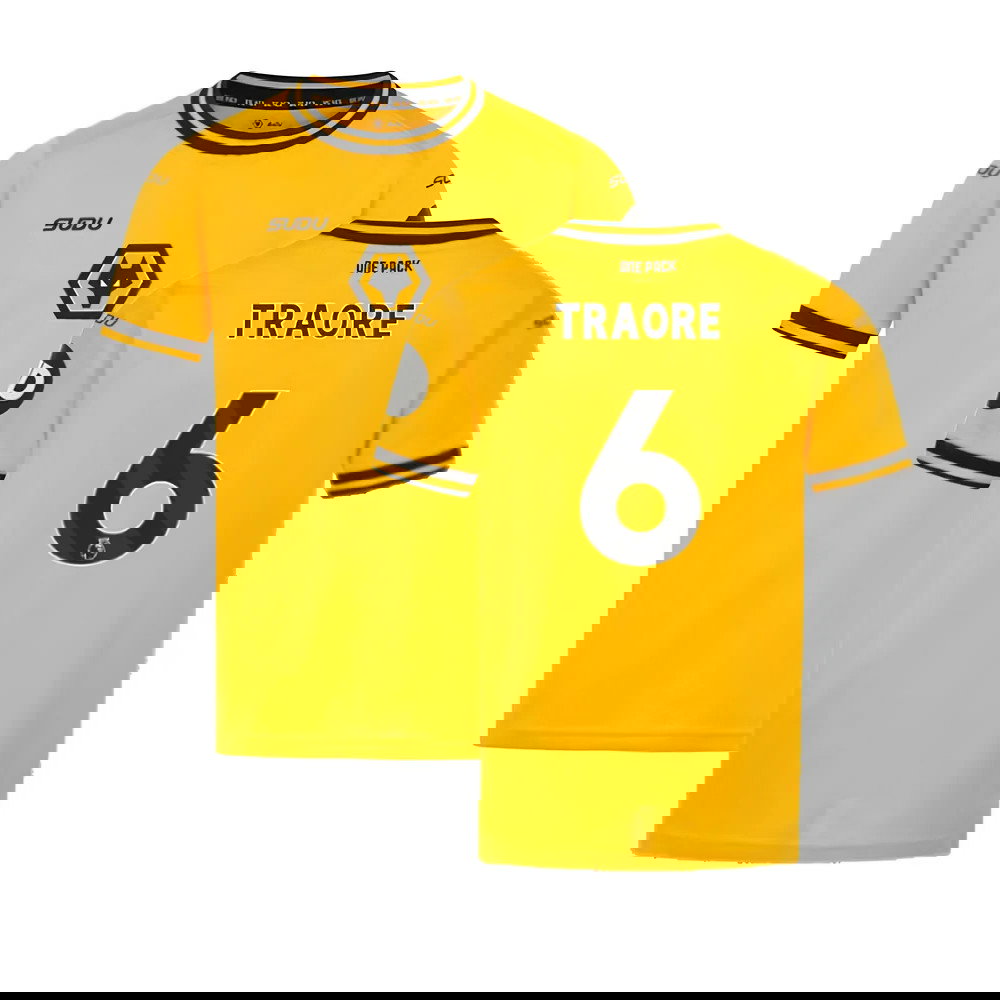 2024-2025 Wolves Home Shirt (Kids) (Traore 6)