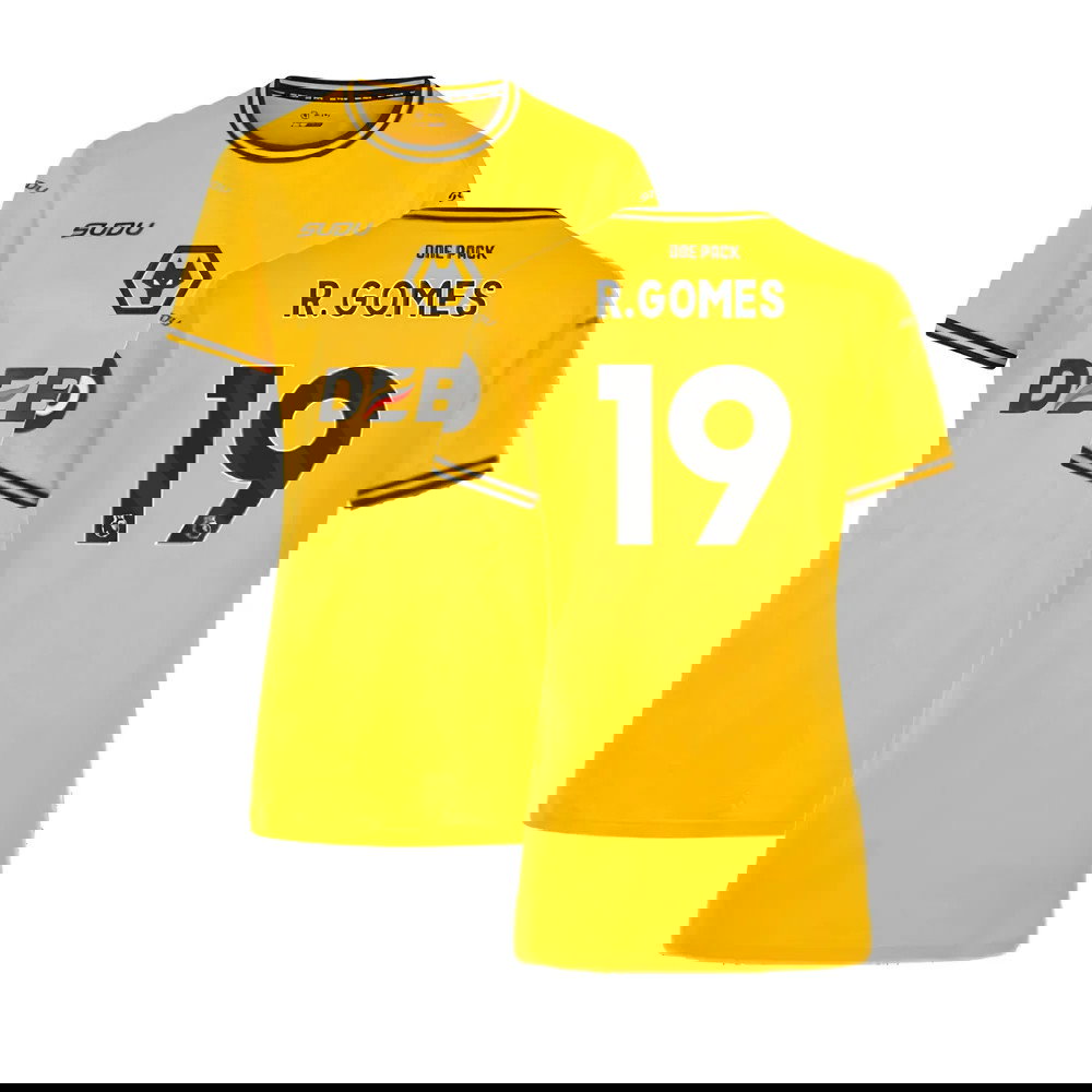 2024-2025 Wolves Home Shirt (Womens) (R.Gomes 19)