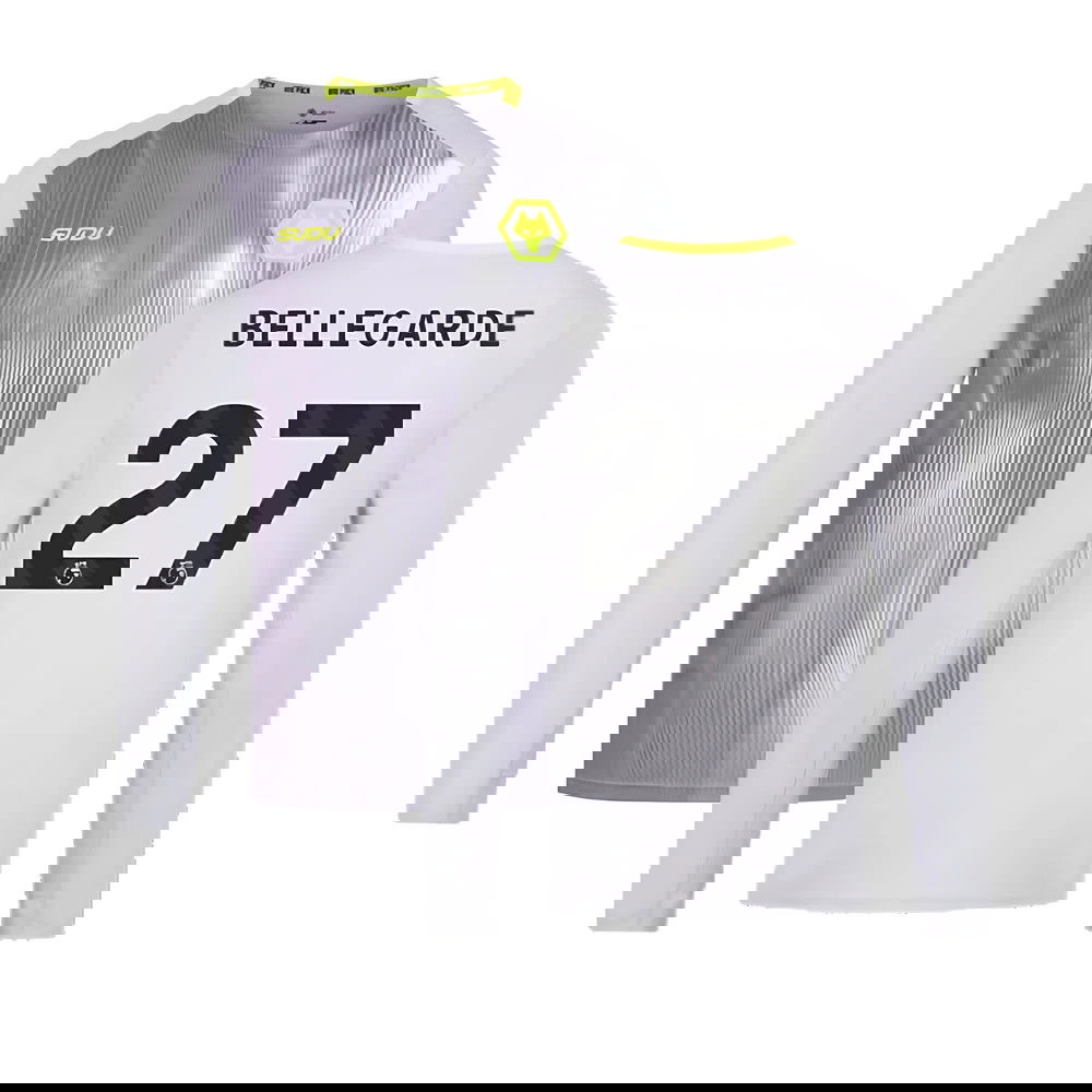 2024-2025 Wolves Players Training Long Sleeved Tee (Grey) (Bellegarde 27)