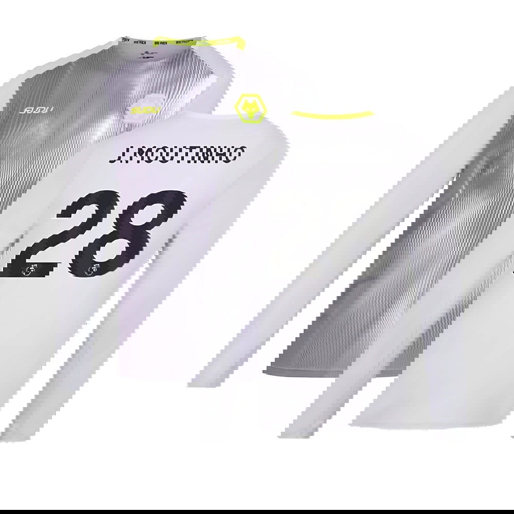 2024-2025 Wolves Players Training Long Sleeved Tee (Grey) (J.Moutinho 28)