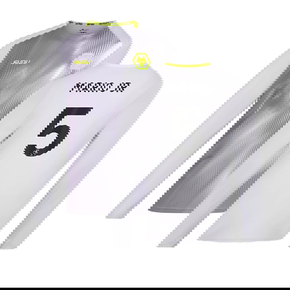 2024-2025 Wolves Players Training Long Sleeved Tee (Grey) (Mario JR 5)