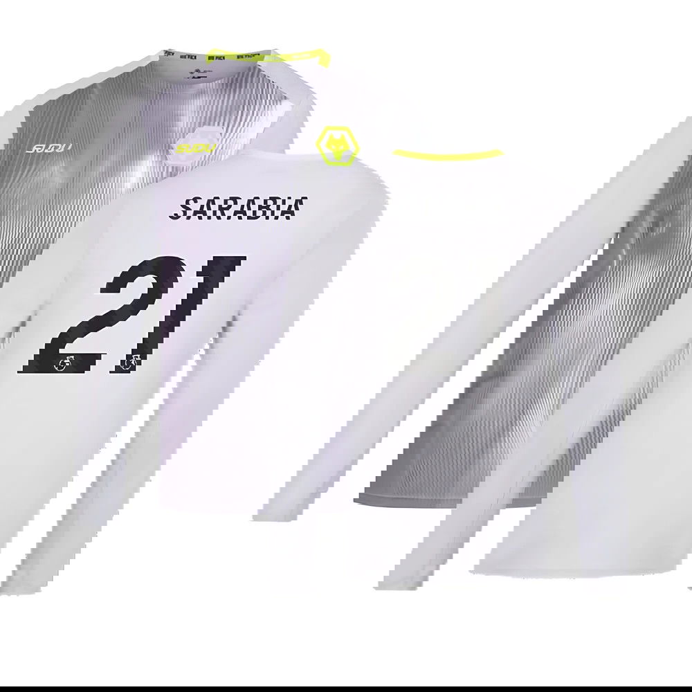 2024-2025 Wolves Players Training Long Sleeved Tee (Grey) (Sarabia 21)