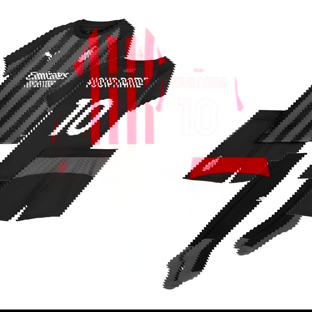 2025-2026 AC Milan Home Mini Kit (Your Name)