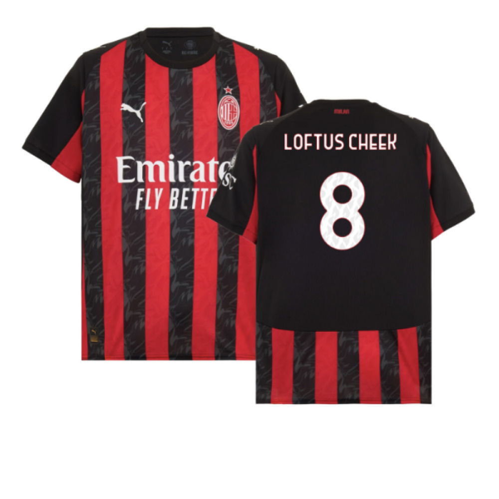 2025-2026 AC Milan Home Shirt (Loftus Cheek 8)