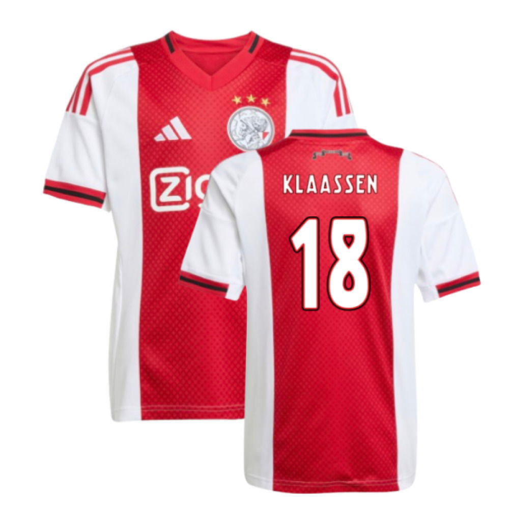 2025-2026 Ajax Home Shirt (Kids) (Klaassen 18)