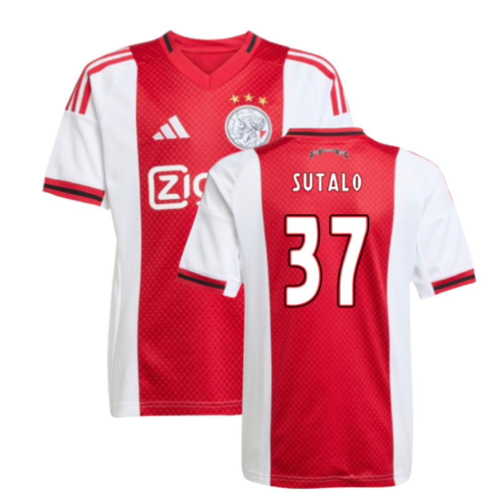 2025-2026 Ajax Home Shirt (Kids) (Sutalo 37)