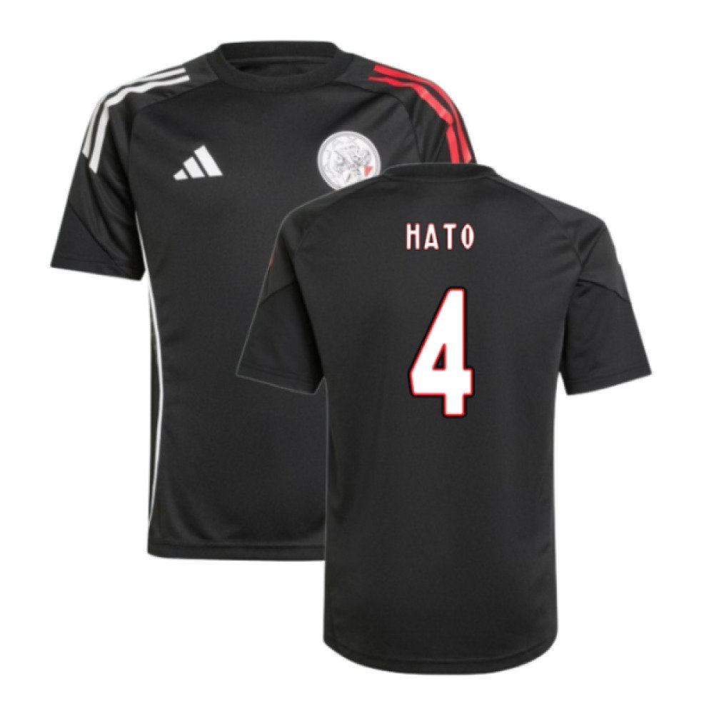 2025-2026 Ajax Training Shirt (Black) - Kids (Hato 4)