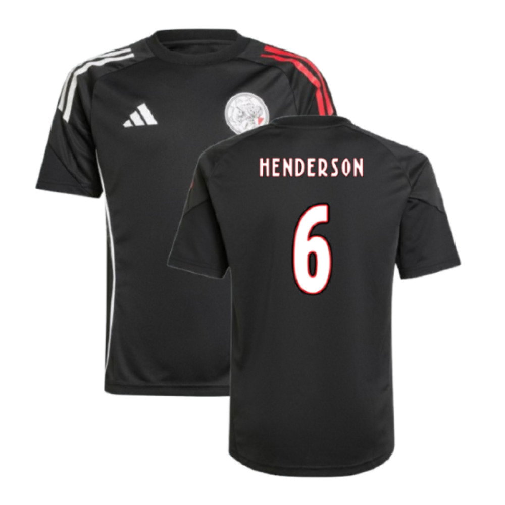 2025-2026 Ajax Training Shirt (Black) - Kids (Henderson 6)