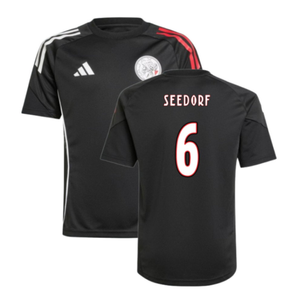 2025-2026 Ajax Training Shirt (Black) - Kids (Seedorf 6)