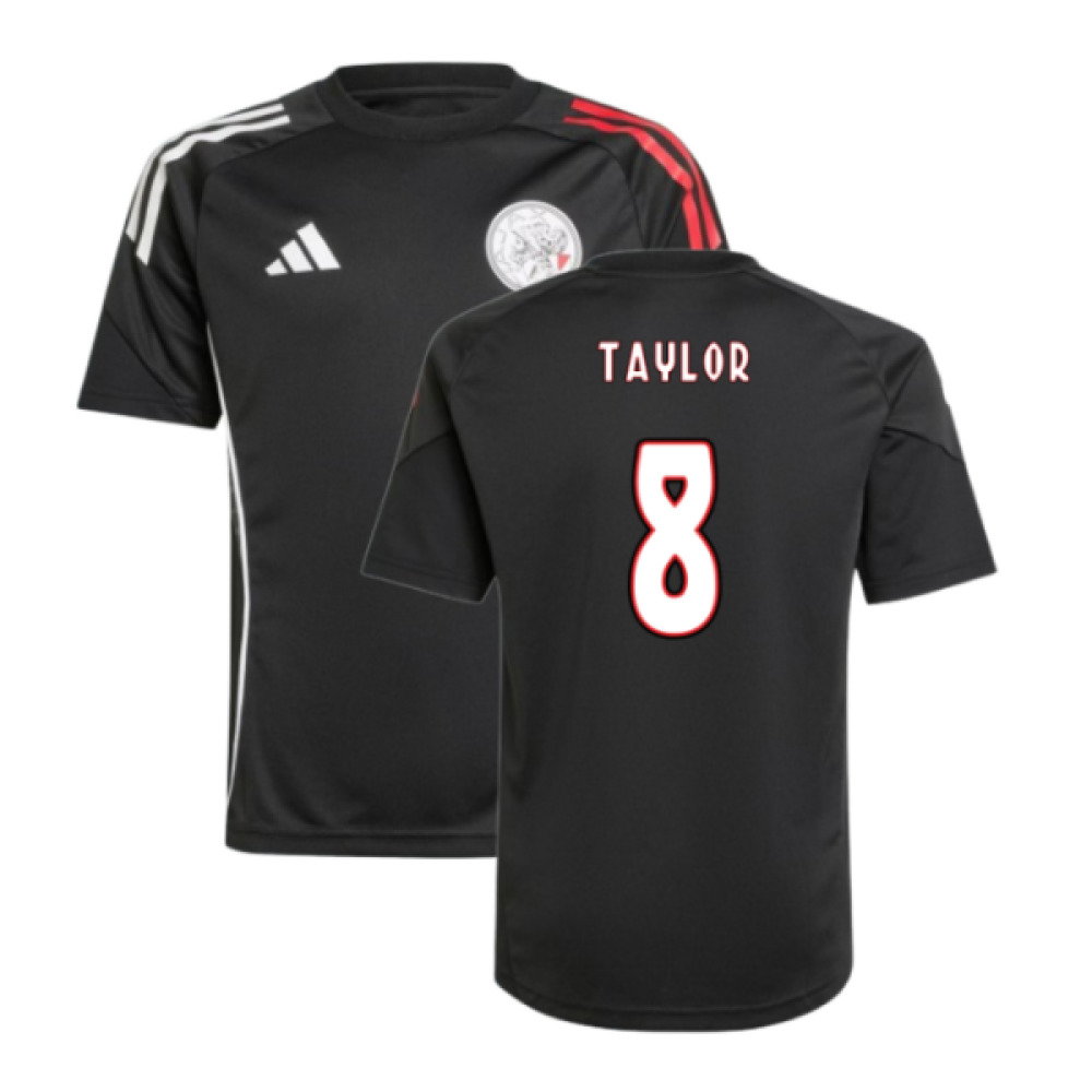 2025-2026 Ajax Training Shirt (Black) - Kids (Taylor 8)