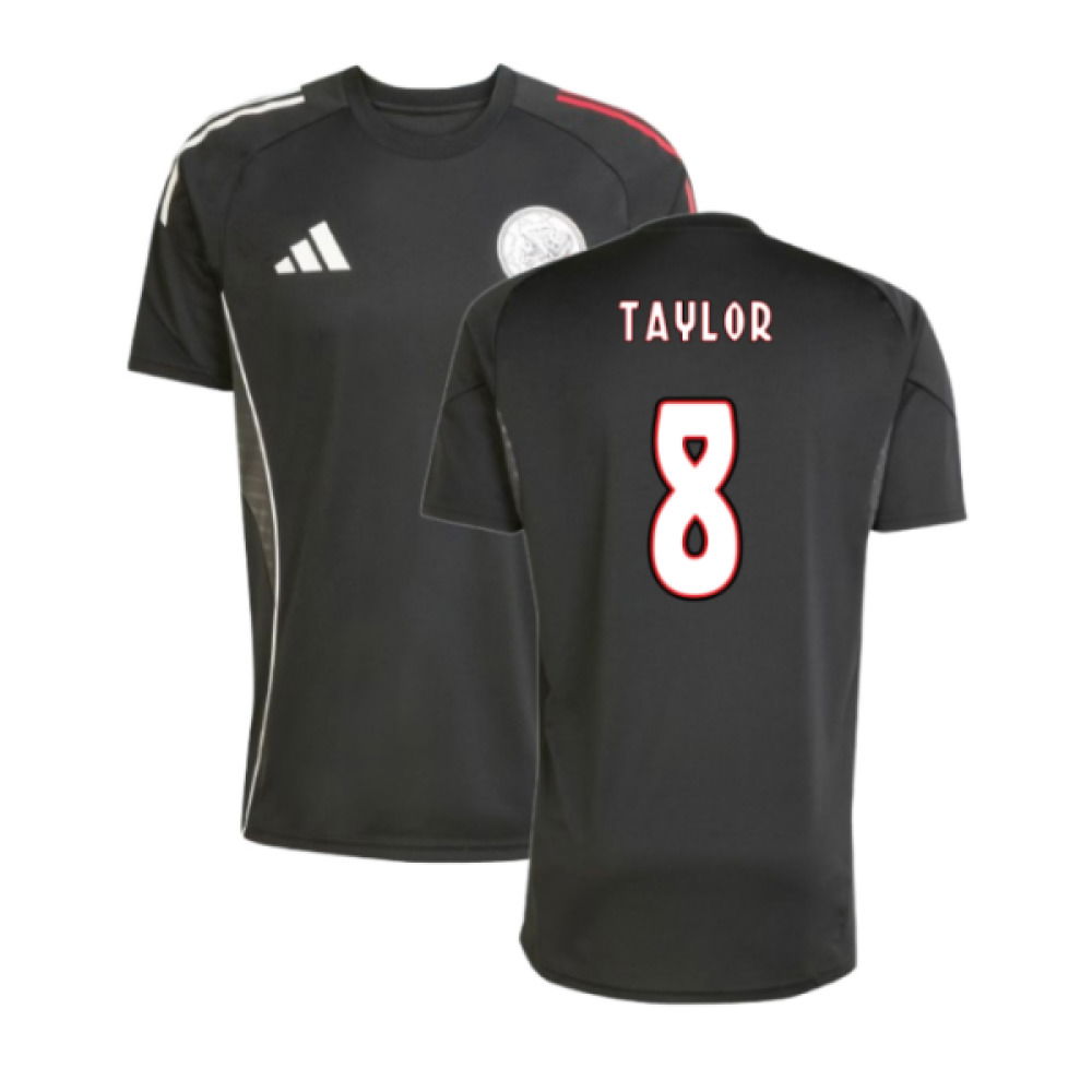 2025-2026 Ajax Training Shirt (Black) (Taylor 8)