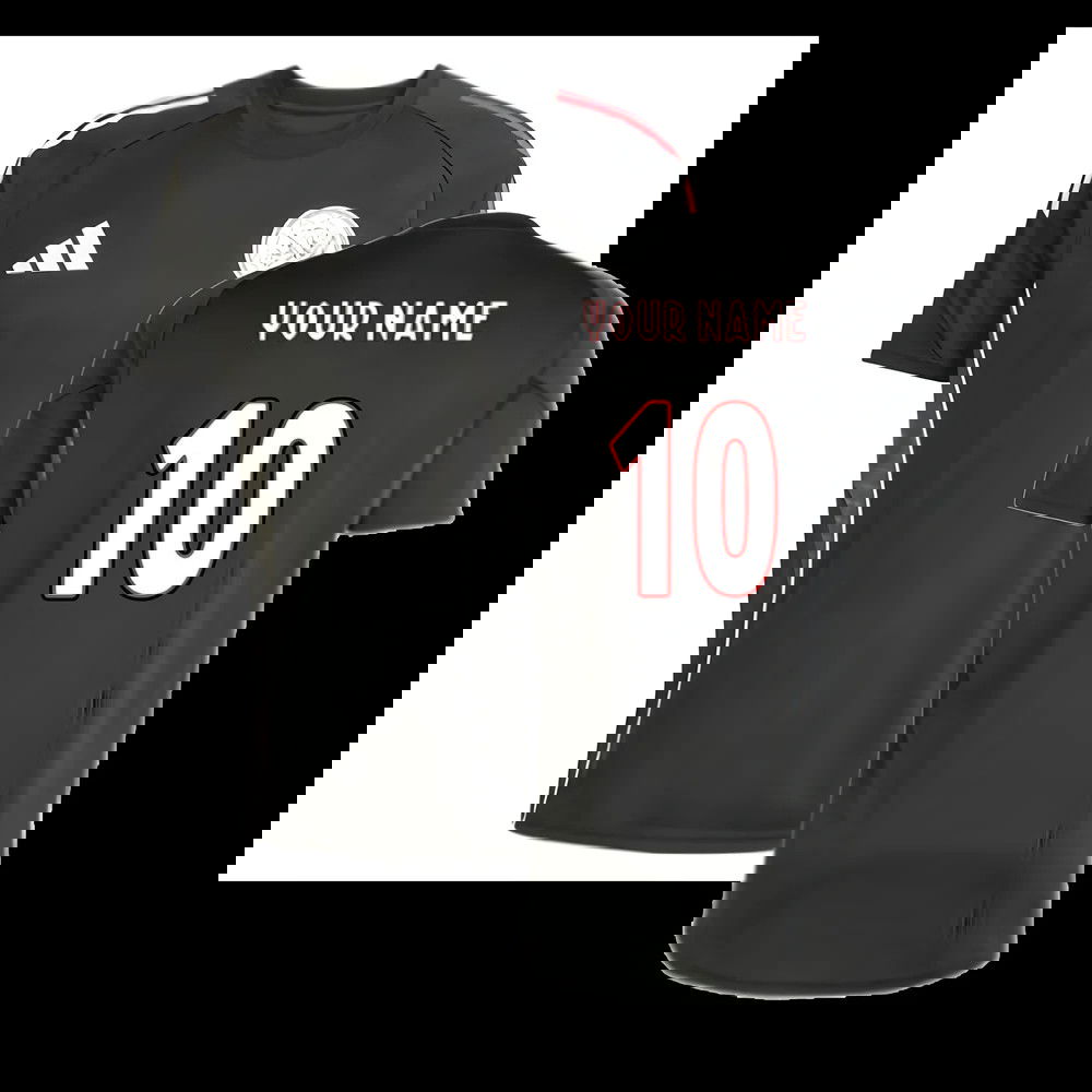 2025-2026 Ajax Training Shirt (Black) (Your Name)