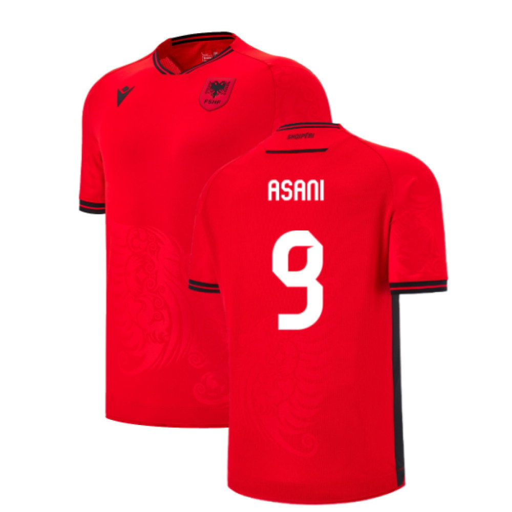 2025-2026 Albania Home Shirt (Asani 9)