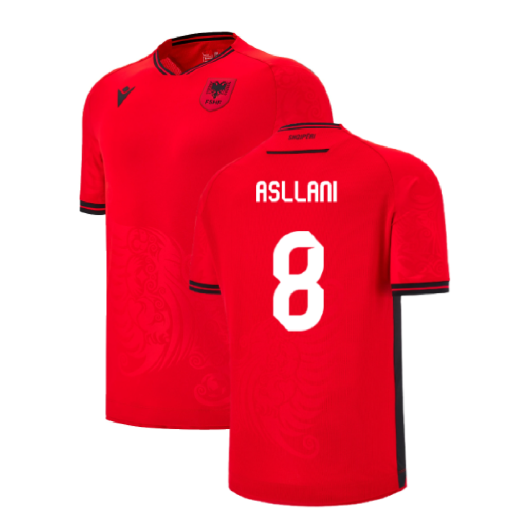 2025-2026 Albania Home Shirt (Asllani 8)