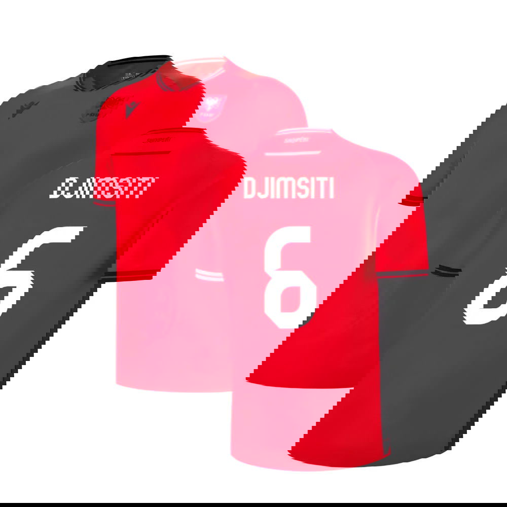 2025-2026 Albania Home Shirt (Kids) (Djimsiti 6)