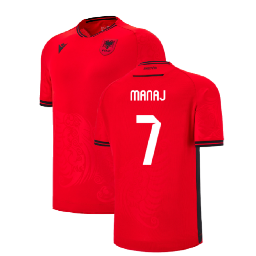 2025-2026 Albania Home Shirt (Manaj 7)
