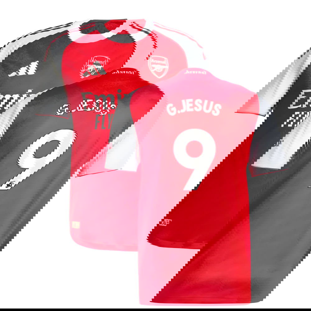 2025-2026 Arsenal Authentic Home Shirt (G.Jesus 9)