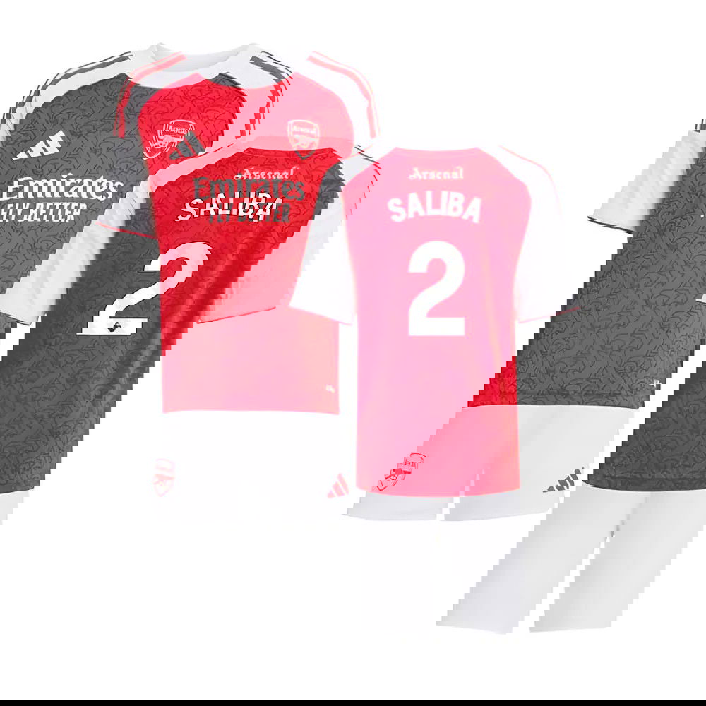 2025-2026 Arsenal Home Mini Kit (Saliba 2)
