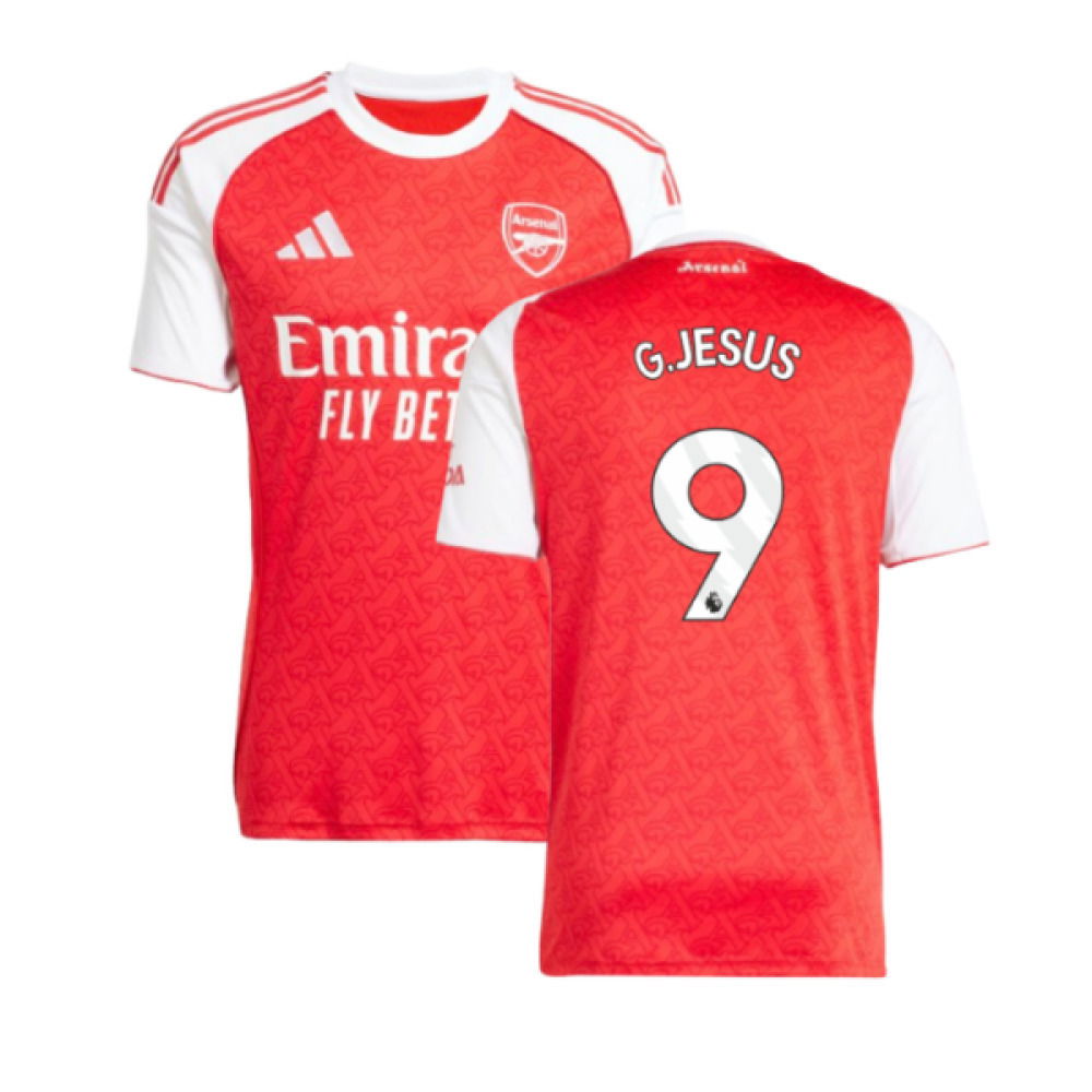 2025-2026 Arsenal Home Shirt (G.Jesus 9)