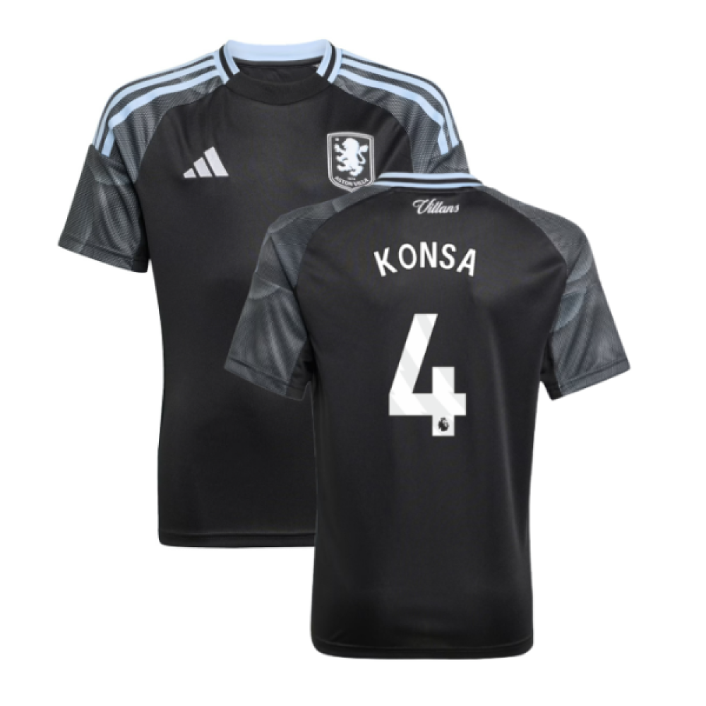 2025-2026 Aston Villa Away Shirt (Kids) (Konsa 4)
