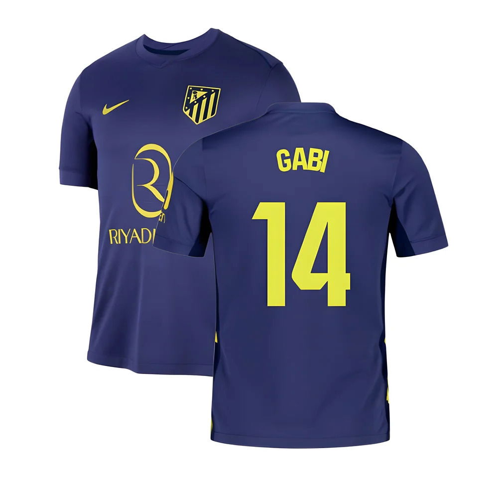 2025-2026 Atletico Madrid Away Shirt (Gabi 14)