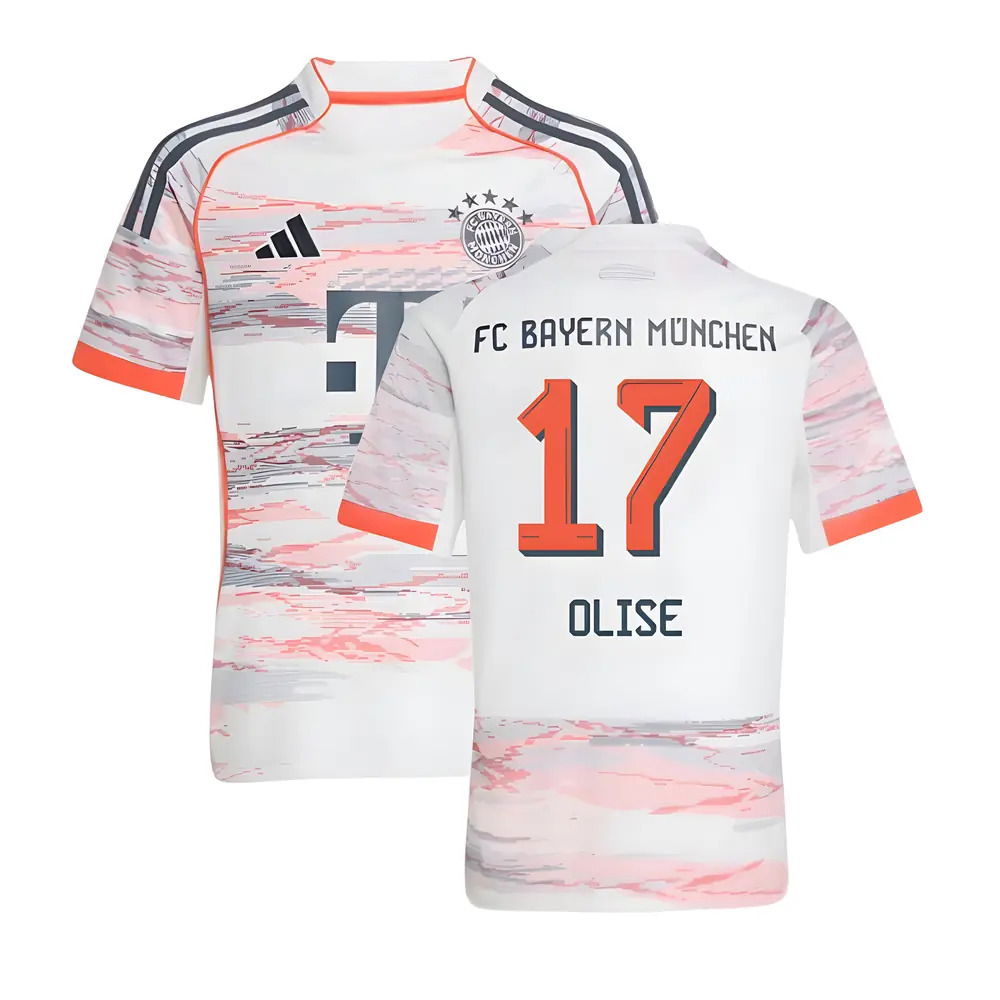 2025-2026 Bayern Munich Away Shirt (Kids) (Olise 17)