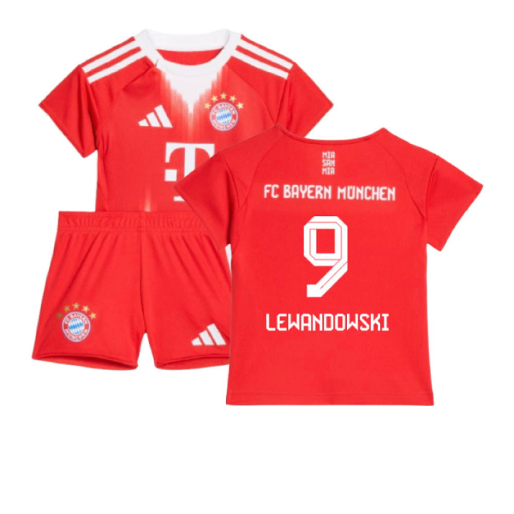 2025-2026 Bayern Munich Home Baby Kit (Lewandowski 9)