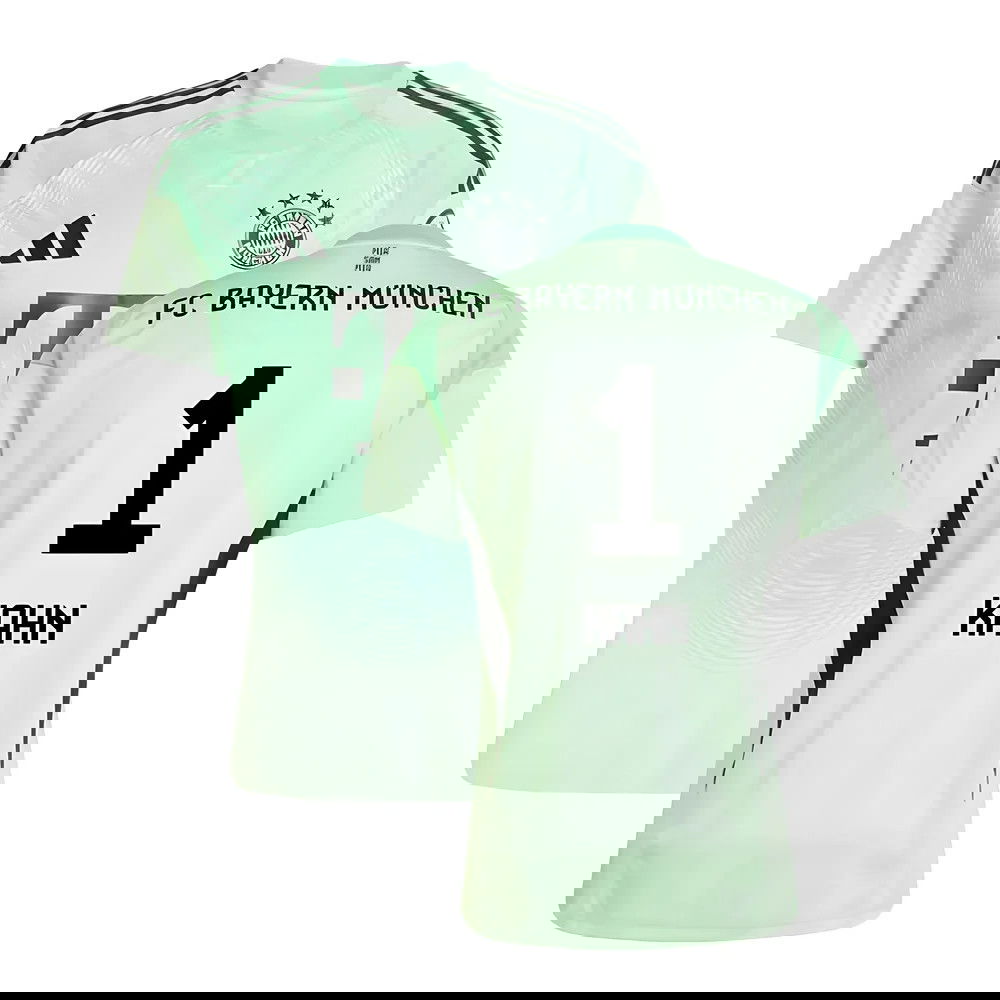 2025-2026 Bayern Munich Home Goalkeeper Shirt (Glory Mint) (Kahn 1)