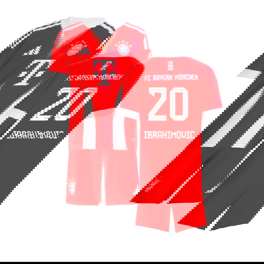 2025-2026 Bayern Munich Home Mini Kit (Ibrahimovic 20)