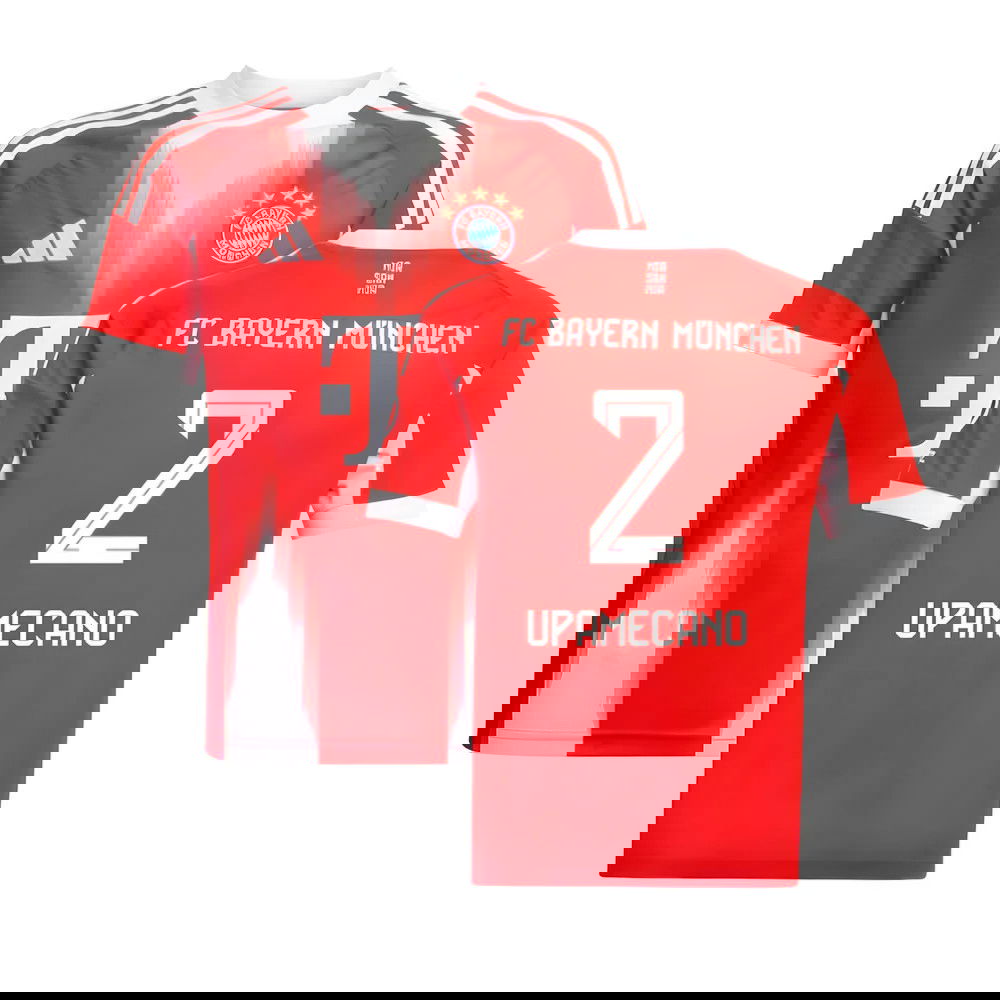 2025-2026 Bayern Munich Home Shirt (Kids) (Upamecano 2)