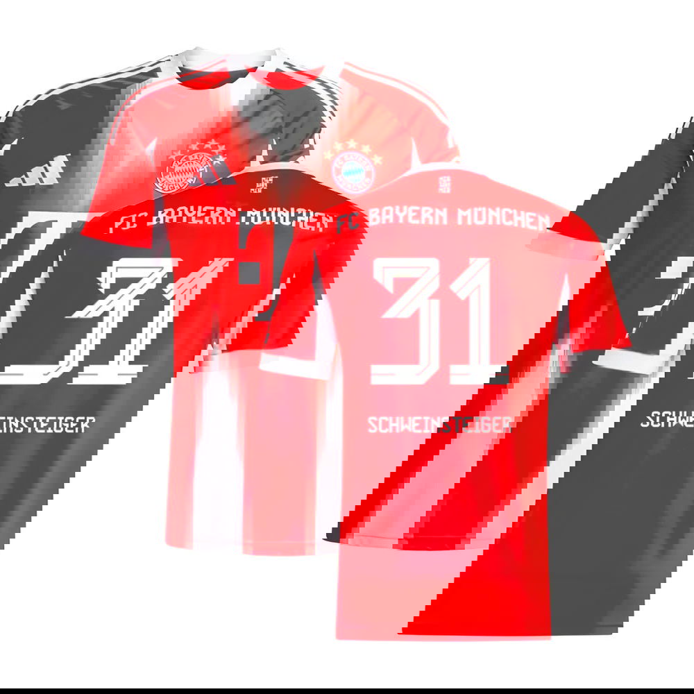 2025-2026 Bayern Munich Home Shirt (Schweinsteiger 31)