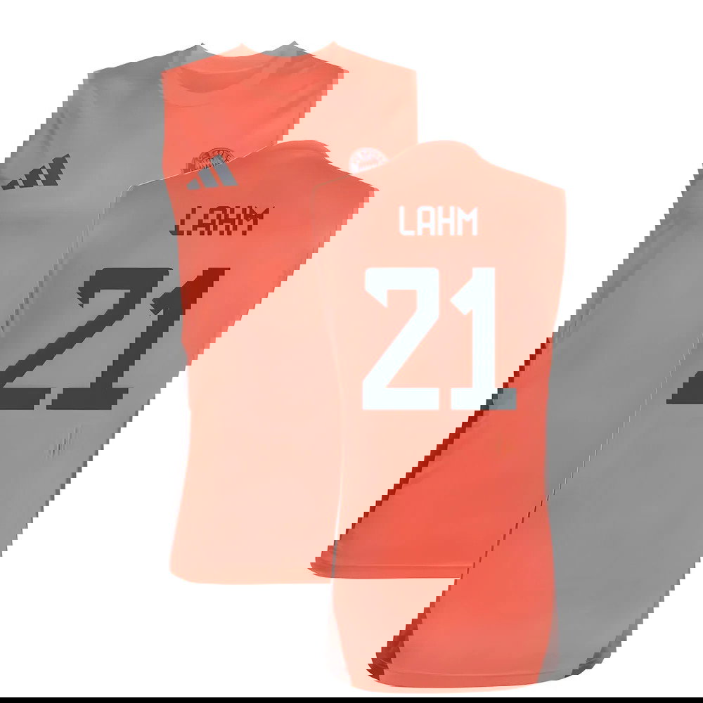 2025-2026 Bayern Munich Sleeveless Jersey (Easy Coral) (Lahm 21)