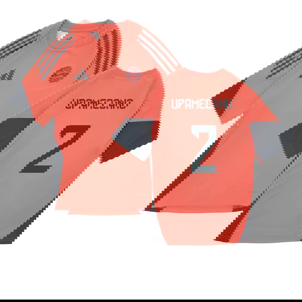 2025-2026 Bayern Munich Training Shirt (Easy Coral) - Kids (Upamecano 2)
