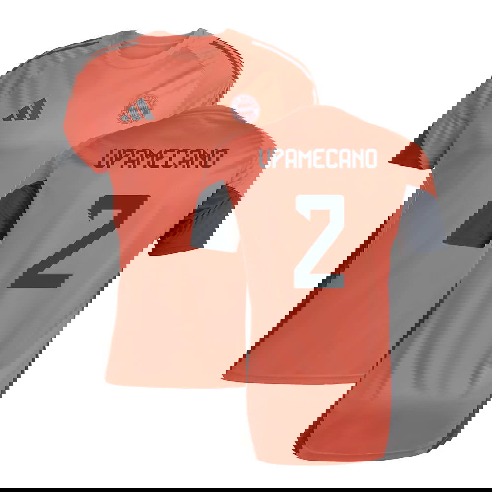 2025-2026 Bayern Munich Training Shirt (Easy Coral) (Upamecano 2)