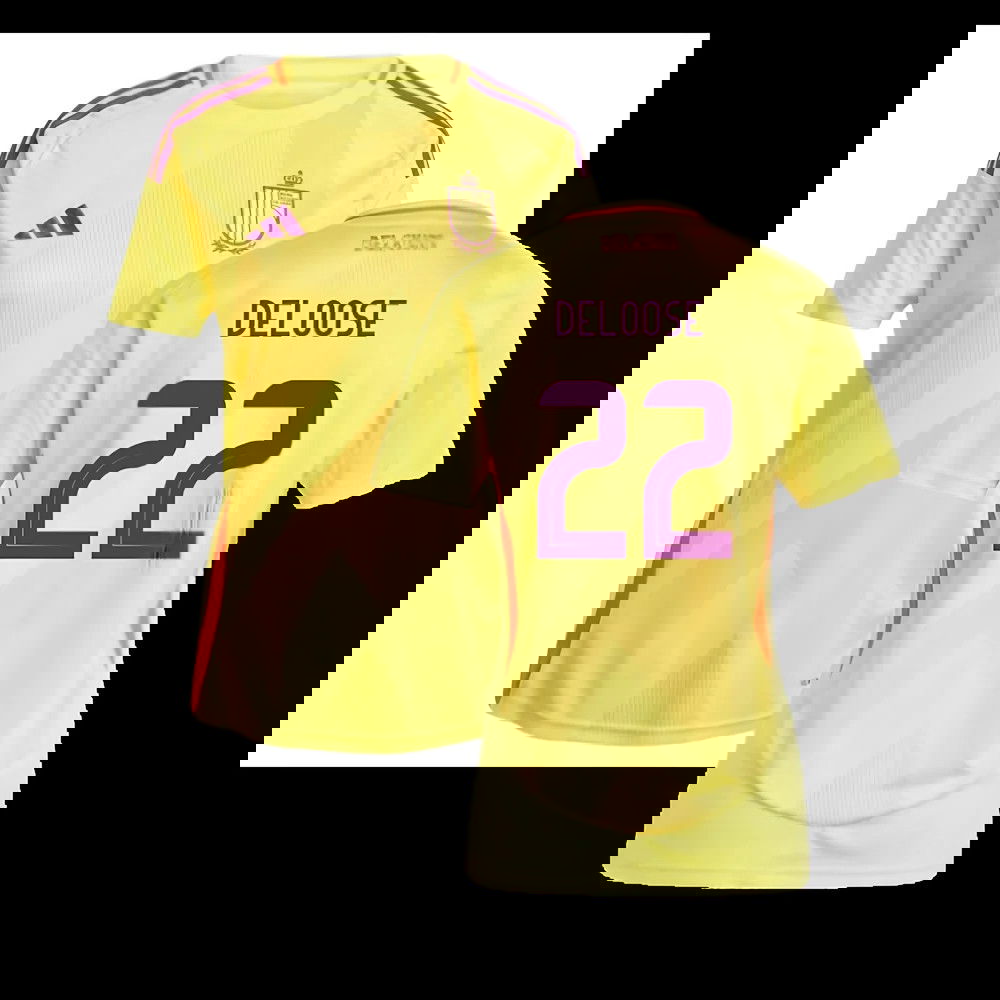 2025-2026 Belgium Womens Team Away Shirt (Ladies) (Deloose 22)