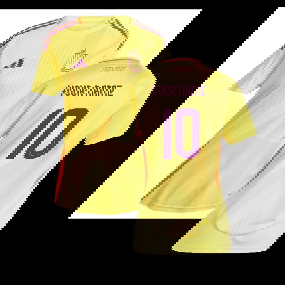 2025-2026 Belgium Womens Team Away Shirt (Ladies) (Your Name)