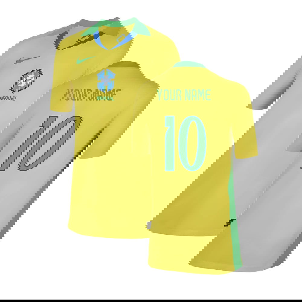 2025-2026 Brazil Womens Team Home Shirt (Kids) (Your Name)