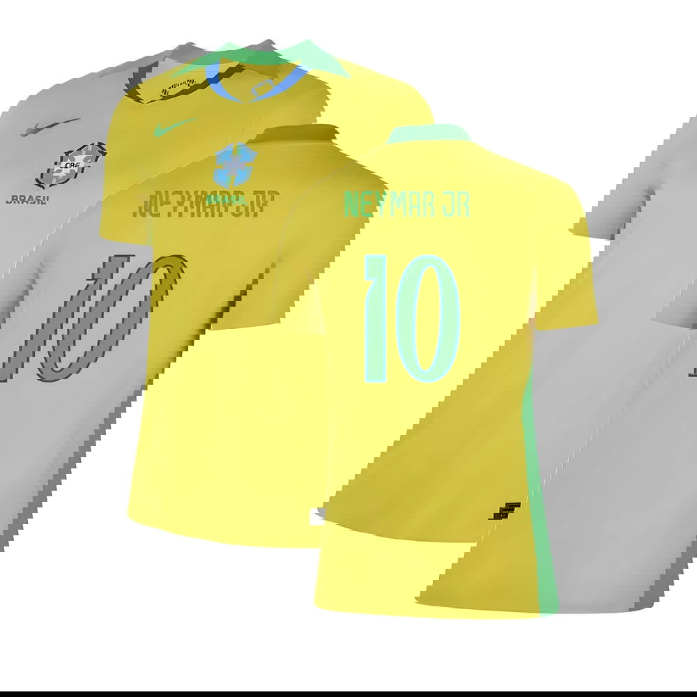 2025-2026 Brazil Womens Team Home Shirt (Ladies) (Neymar Jr 10)