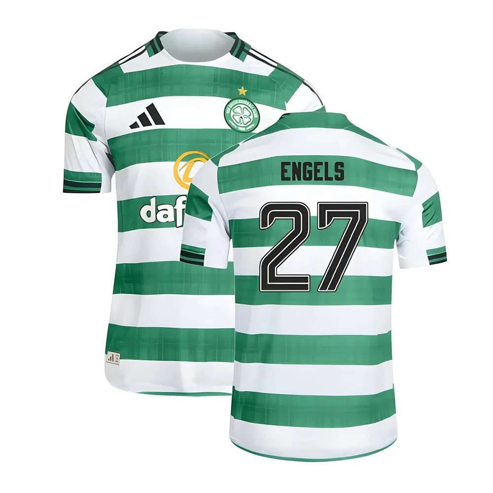 2025-2026 Celtic Authentic Home Shirt (Engels 27)