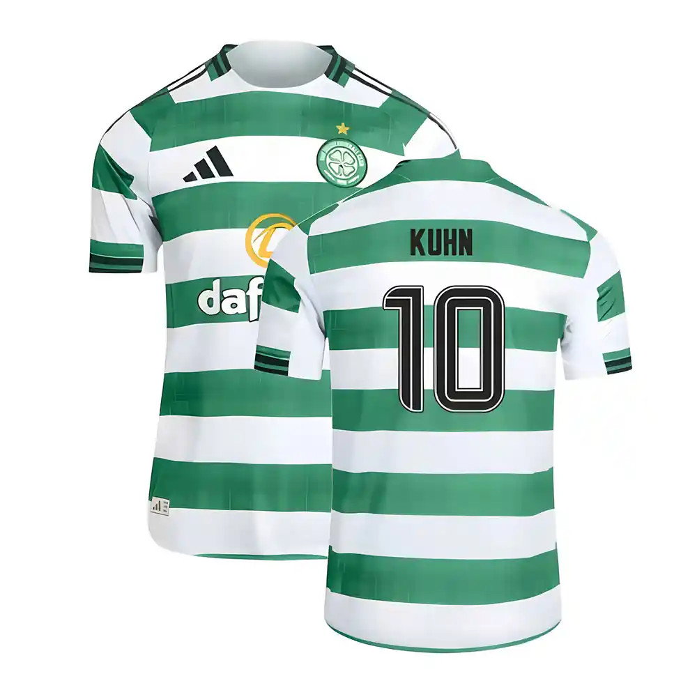 2025-2026 Celtic Authentic Home Shirt (Kuhn 10)