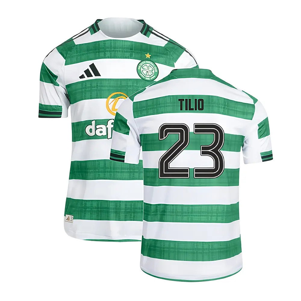 2025-2026 Celtic Authentic Home Shirt (Tilio 23)
