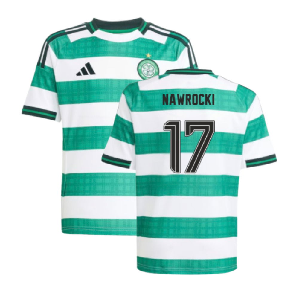 2025-2026 Celtic Home Shirt - Kids (Nawrocki 17)