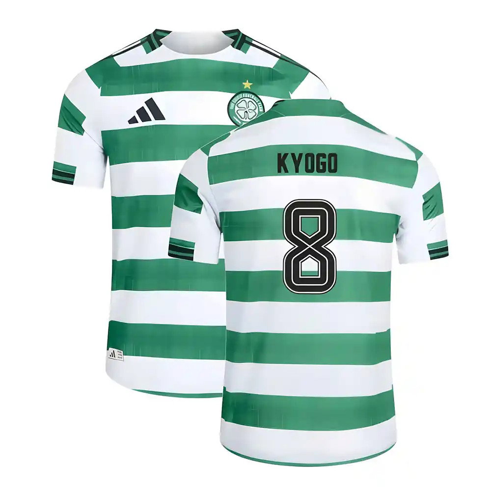 2025-2026 Celtic Home Shirt (No Sponsor) (Kyogo 8)